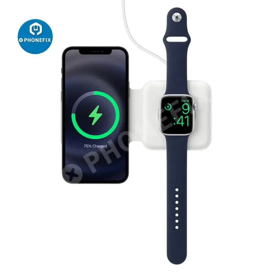 3 In 1 MagSafe Duo Dual Wireless Charger For iPhone iWatch AirPods - Image 3