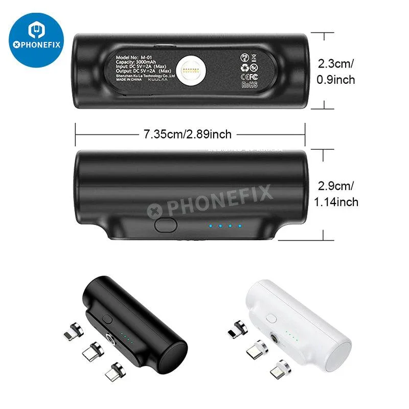 3 In 1 Power Bank External Battery Charger Mobile Phone Charging Tool - Image 6