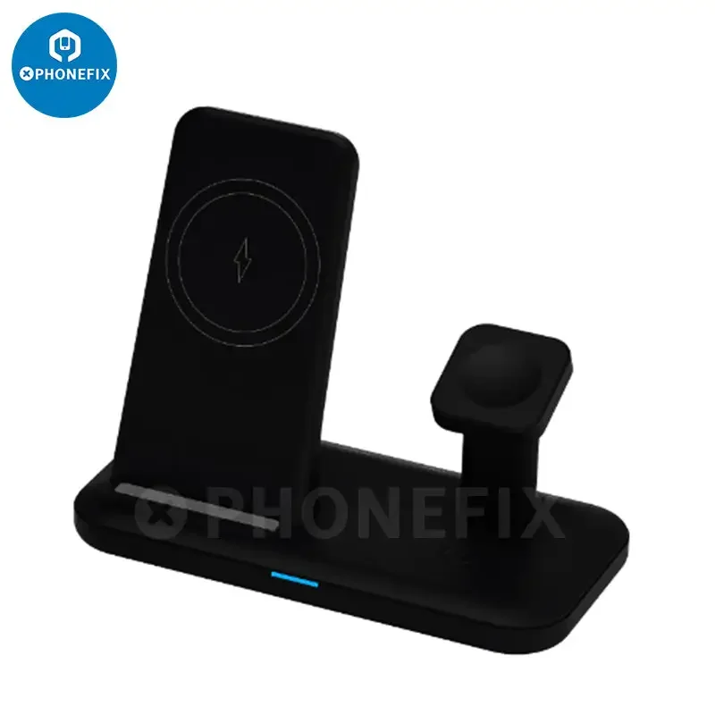 3 in 1 Wireless Charging Station Fast Charger for Phone iWatch AirPods - Image 15