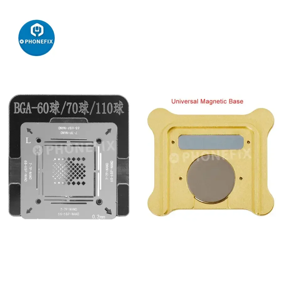 3 IN 1 WL NAND Hard Disk BGA Reballing Stencil For iPhone 5-12 Pro Max - Image 7