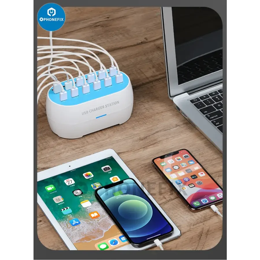 30 Port Charger USB Data Hub 160W Multiport Charging Dock Station - Image 2