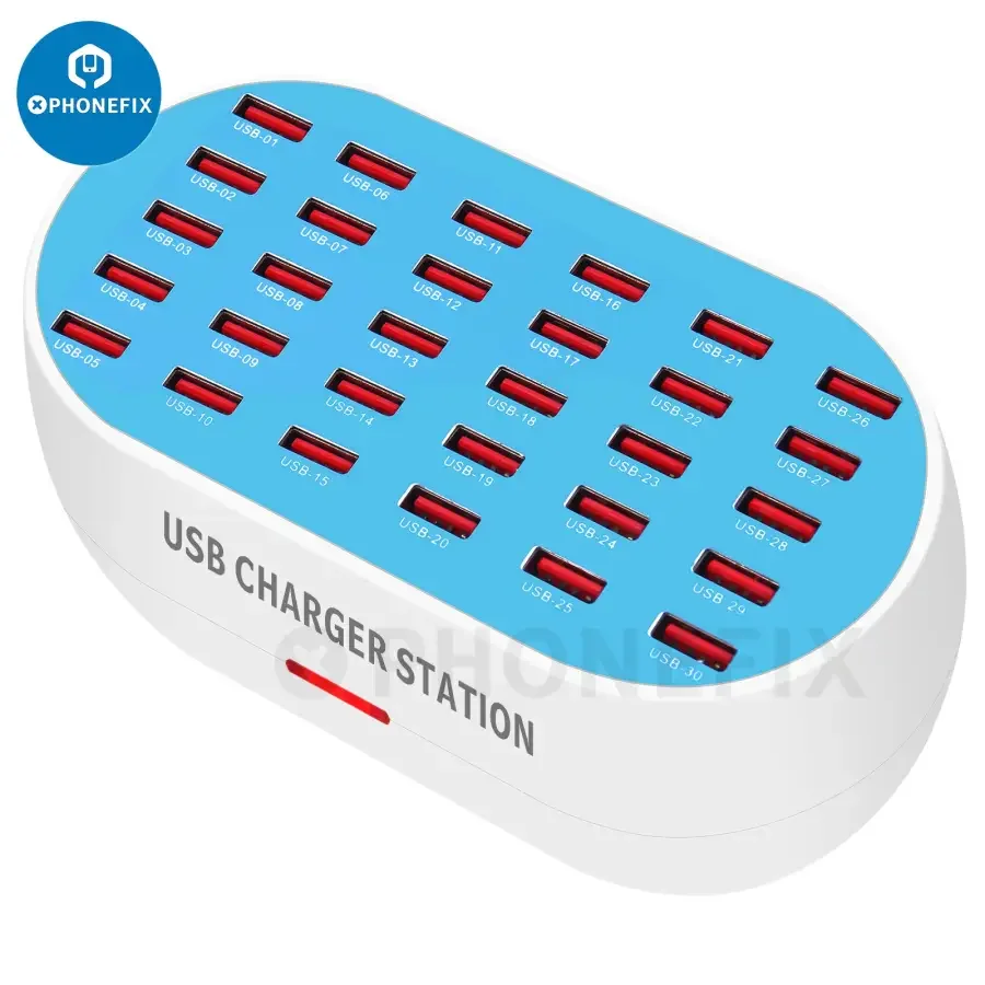 30 Port Charger USB Data Hub 160W Multiport Charging Dock Station - Image 3