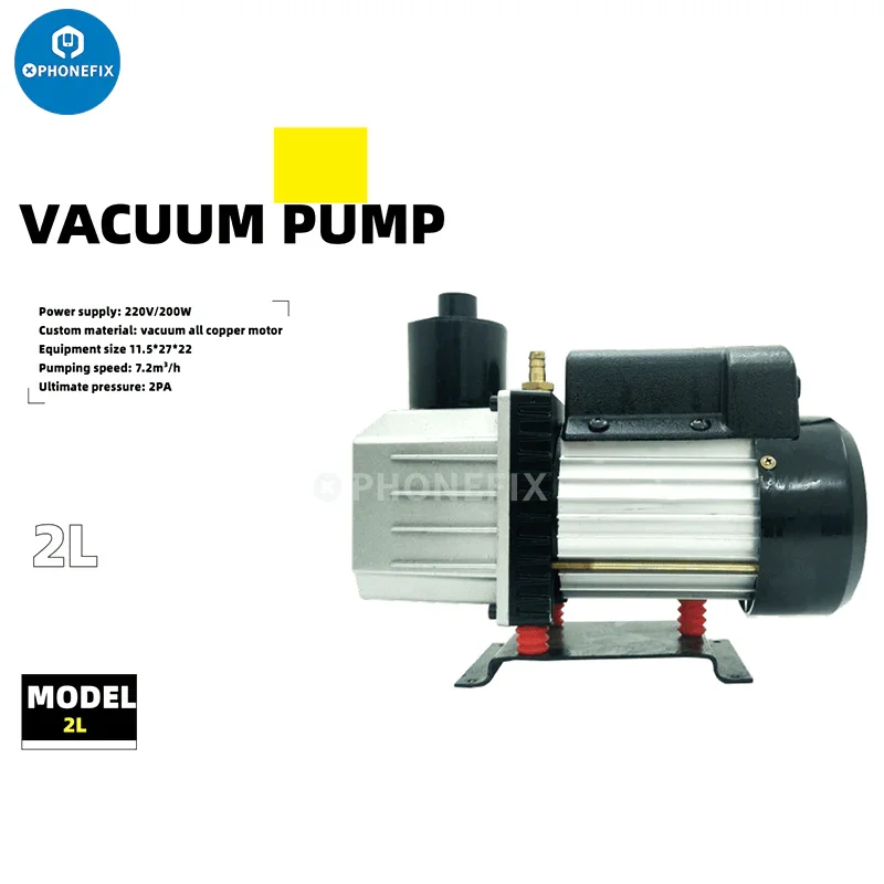 30L Air Compressor Pump Vacuum Pump For LCD Laminator Repair - Image 6
