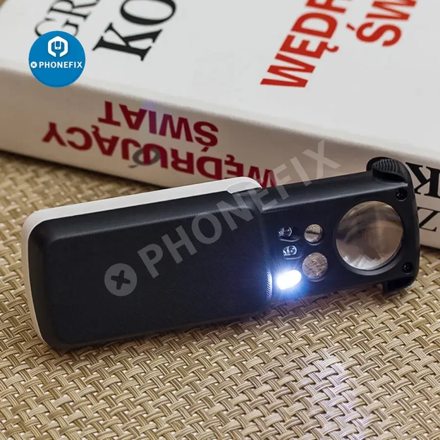 30X-60X Multi-function Portable Hand Magnifying Glass Jewelry Loupe - Image 5