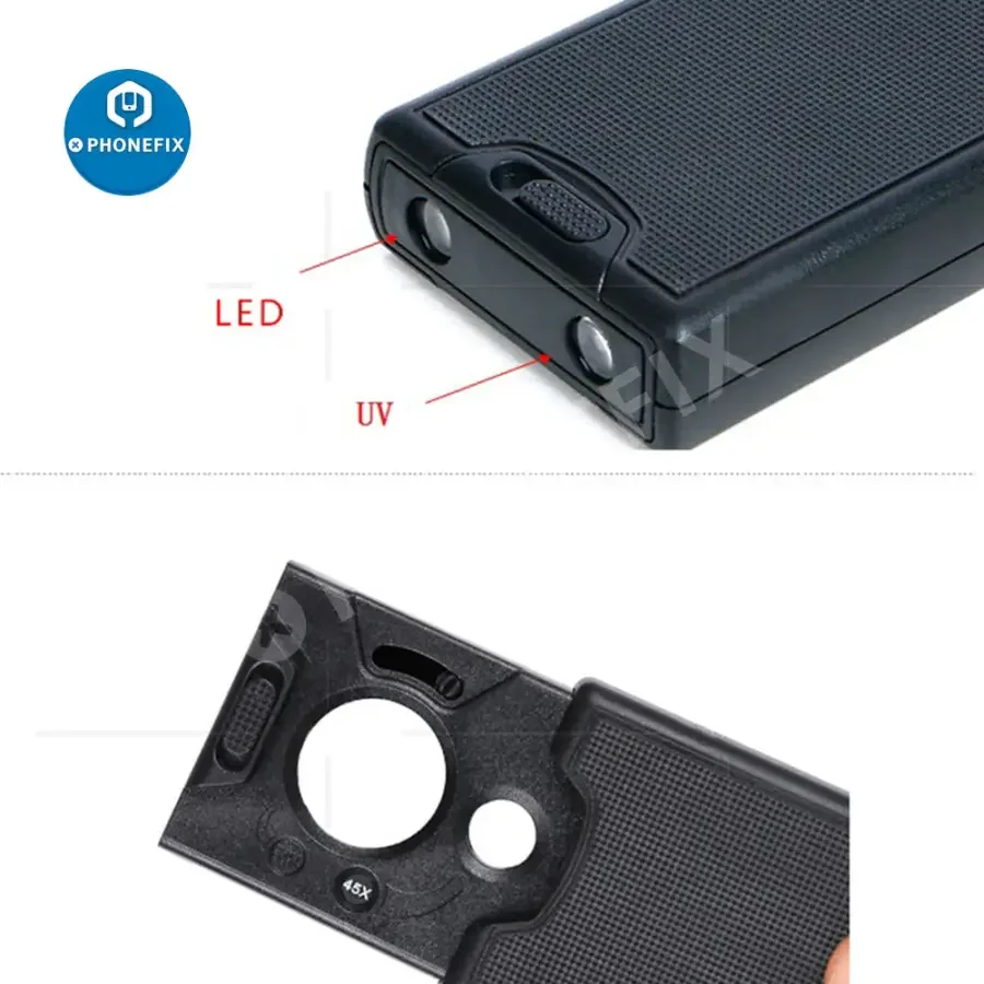 30X-60X Multi-function Portable Hand Magnifying Glass Jewelry Loupe - Image 9