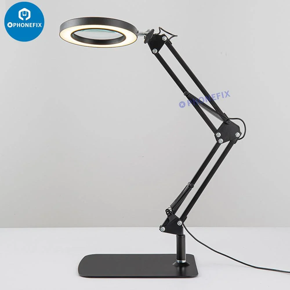 30X LED Lights Magnifying Glass Illuminated Magnifier Lamp - Image 5