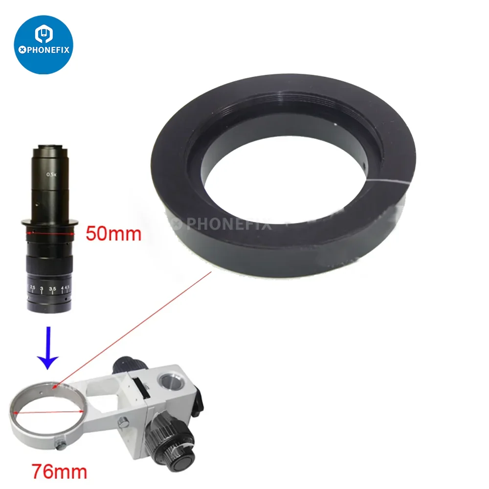 35/40/50/76mm C-Mount Lens Adapter Ring For Microscope Camera - Image 6