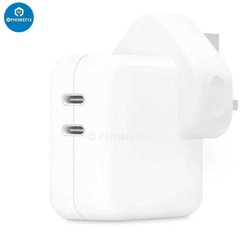 35W Dual USB-C Port Compact Power Adapter for iPhone MacBook - Image 4