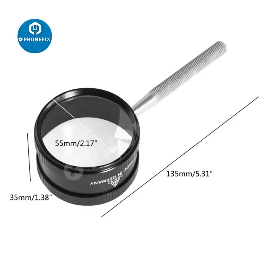 35X Zinc Alloy Portable Loupe Magnifier For Reading/ Phone Repair - Image 2