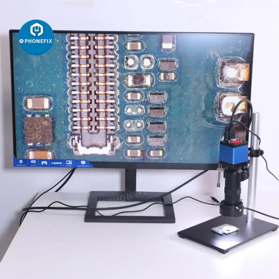 360° Rotatable Microscope Set Industrial Camera with 130X Lens Super Clamp - Image 7