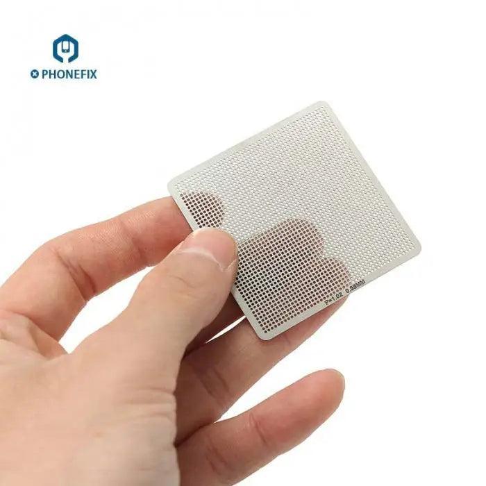 36Pcs BGA Reballing Stencils Kit For Cell Phone Soldering Rework Net - Image 4
