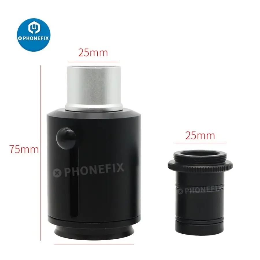 38mm Industrial Camera Adapter 23.3mm C Mount Microscope Camera Tube - Image 9