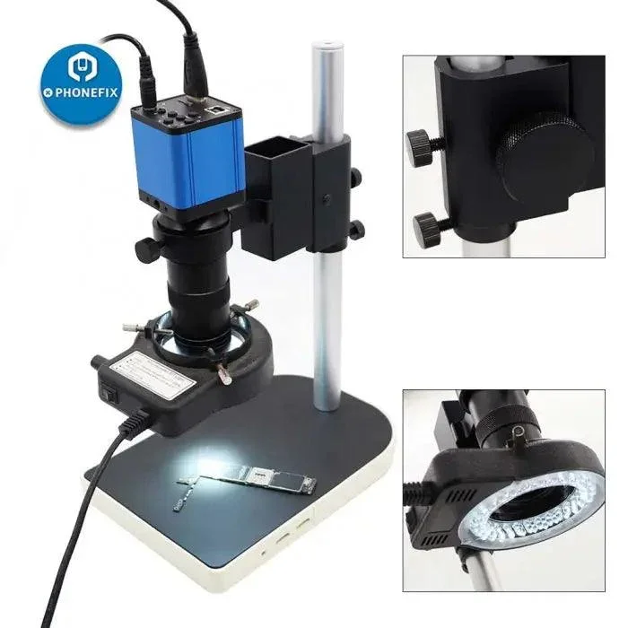 38MP 60F/S HDMI Microscope Camera for Phone Soldering Repair - Image 4