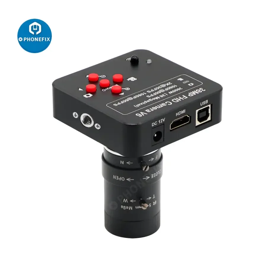 38MP 60FPS 3800W Camera 5.0-50mm F1.6 Lens Lens Industry Live Camera - Image 3