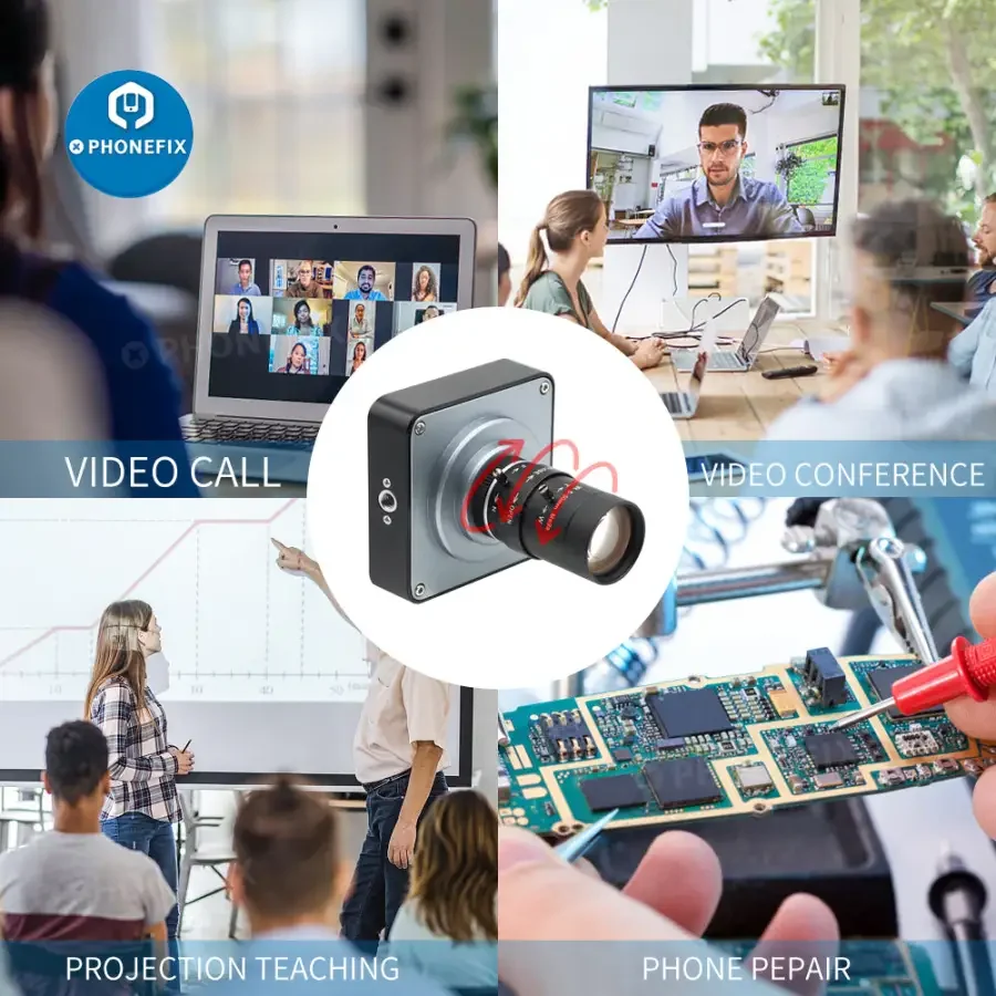 38MP 60FPS 3800W Camera 5.0-50mm F1.6 Lens Lens Industry Live Camera - Image 7