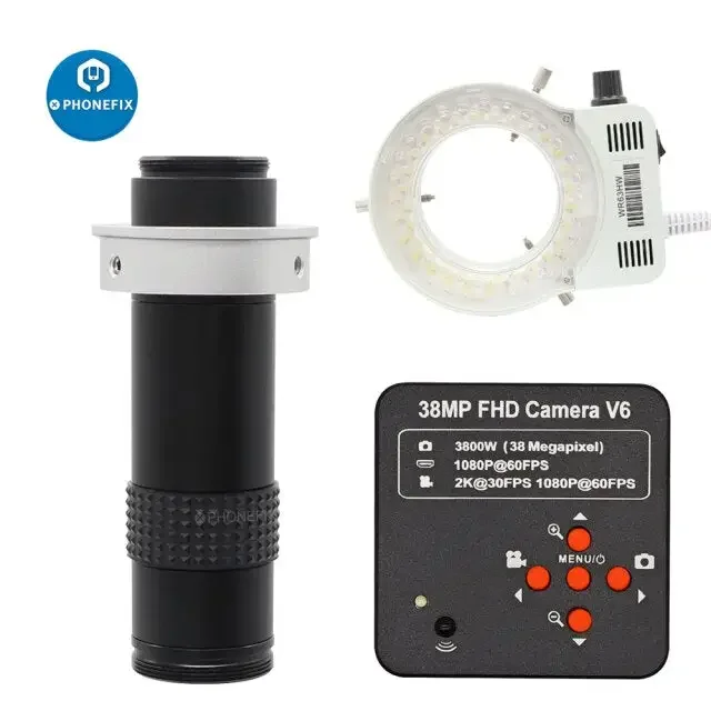38MP 60FPS HD HDMI Microscope Industrial Camera iPhone Soldering Repair - Image 2