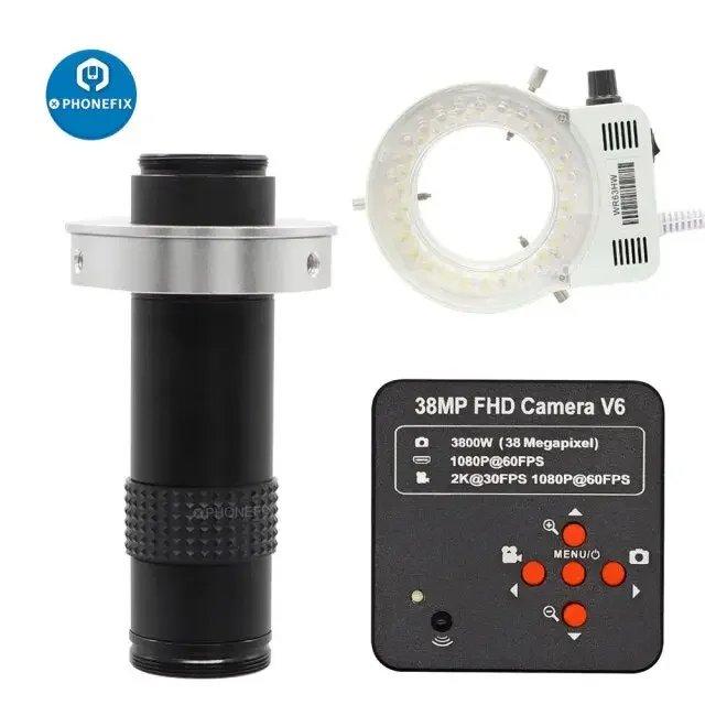 38MP 60FPS HD HDMI Microscope Industrial Camera iPhone Soldering Repair - Image 7