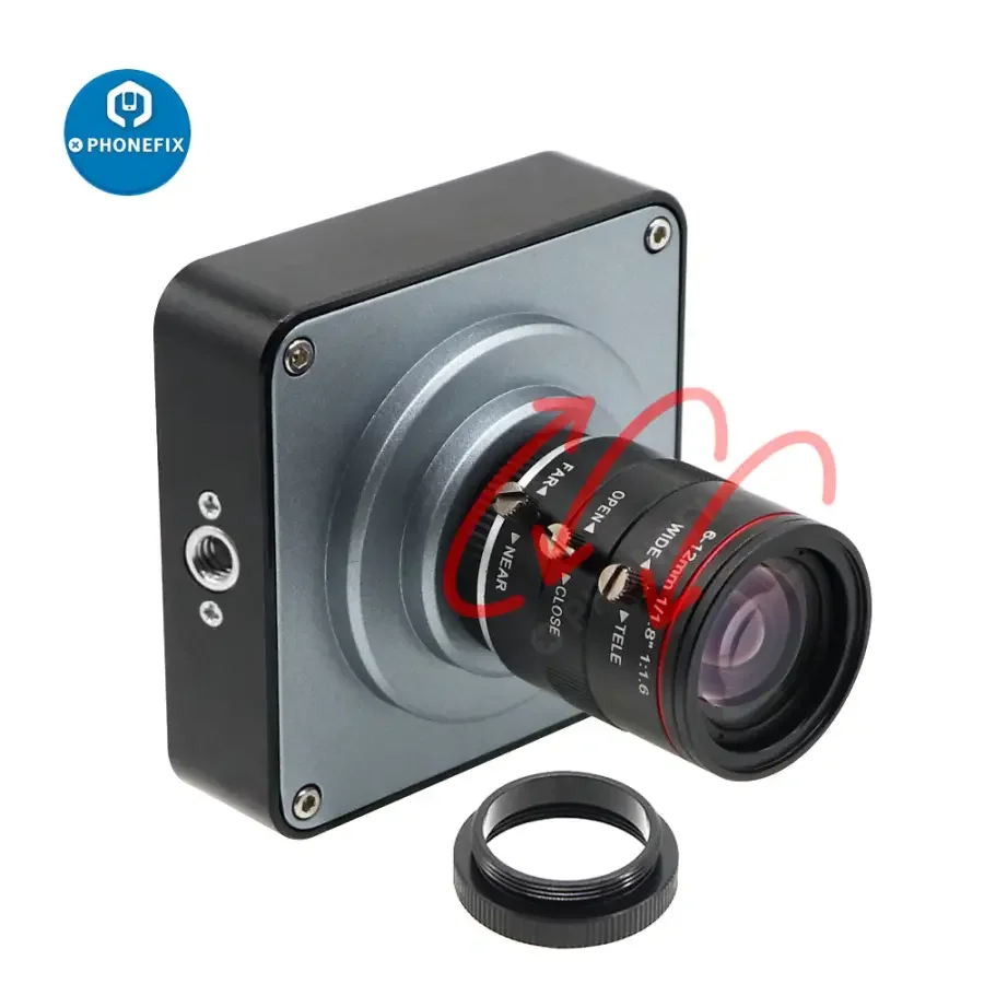 38MP 60FPS HDMI Camera 6-12mm F1.6 Lens Live Industry Digital Camera - Image 4