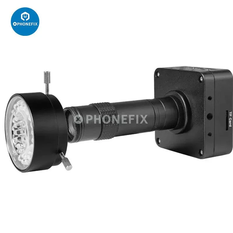 38MP Digital Industrial Camera HDMI USB Microscope Stand CPU Repair - Image 6