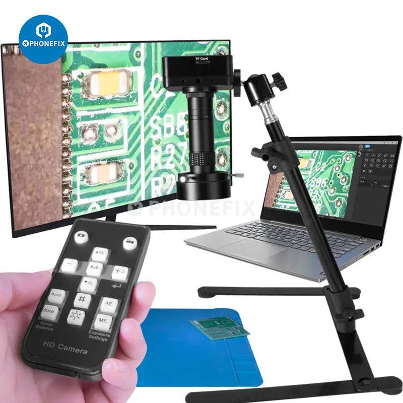 38MP Digital Industrial Camera HDMI USB Microscope Stand CPU Repair - Image 7