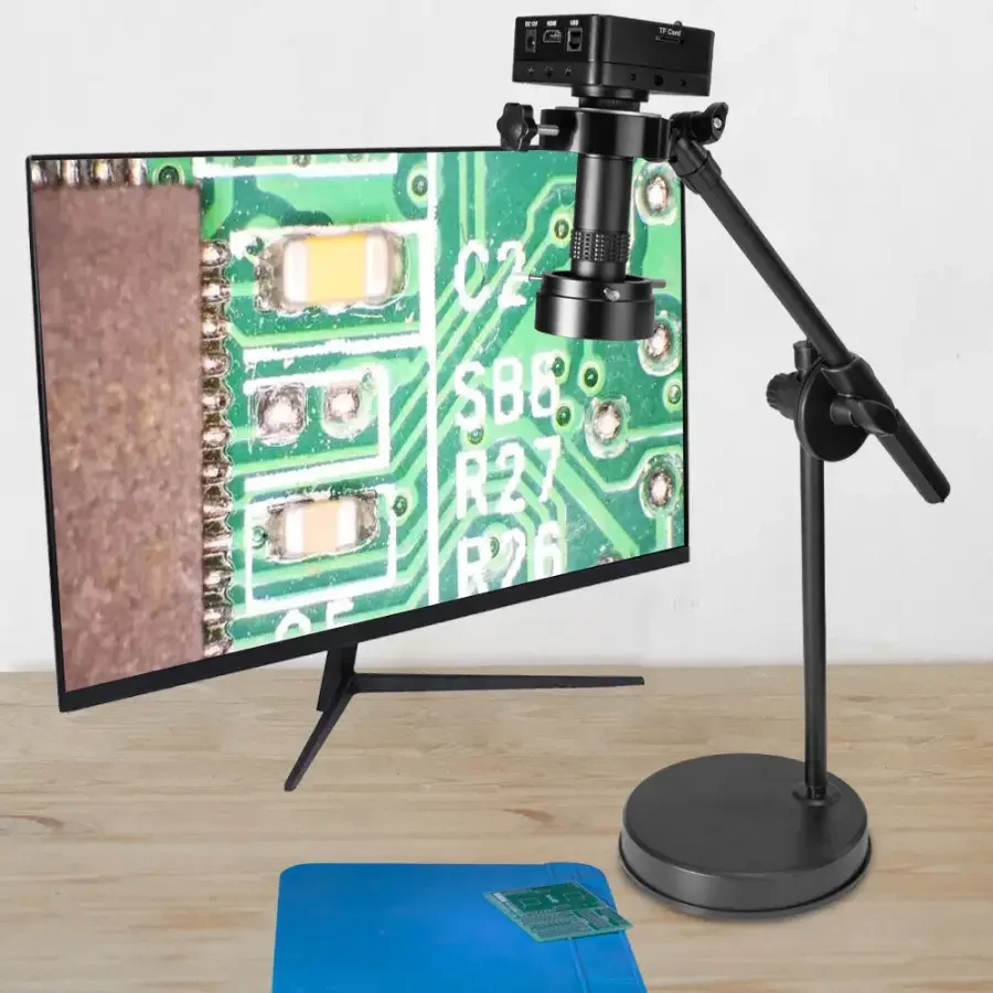 38MP HDMI 1080P Camera USB Industrial Microscope SMD Soldering - Image 6