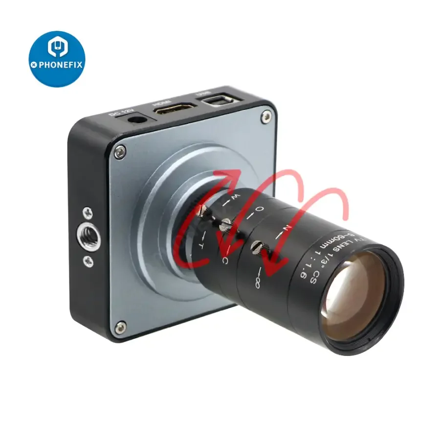 38MP HDMI 60FPS Industry Camera 6-60mm F1.6 Lens Live Digital Camera - Image 3