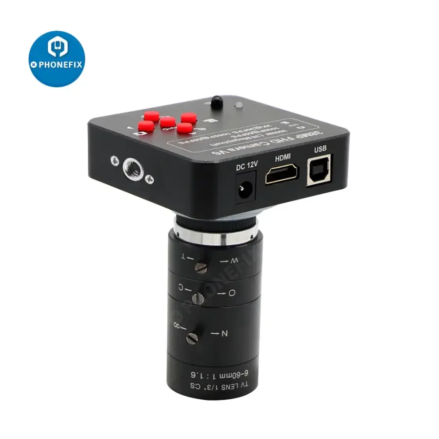 38MP HDMI 60FPS Industry Camera 6-60mm F1.6 Lens Live Digital Camera - Image 5
