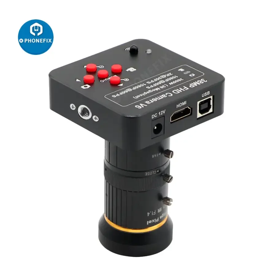 38MP HDMI USB 60FPS Camera 5.0-50mm F1.4 Lens Industry Live Camera - Image 5