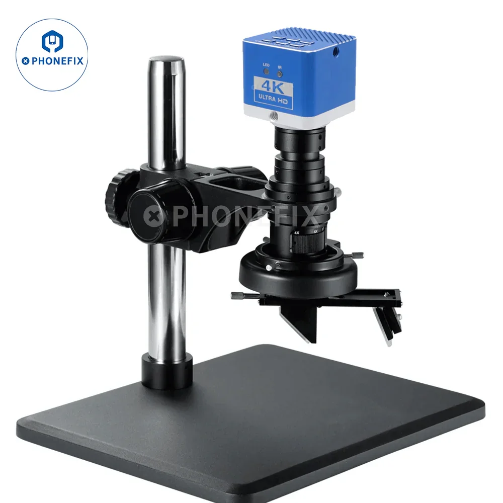 3D 0.7X-5X C-Mount Lens With HDMI 4K Microscope Camera - Image 3