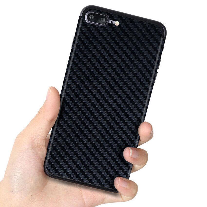 3D Back Protector Film Carbon Fiber Sticker For iPhone 8-15 Pro Max - Image 11