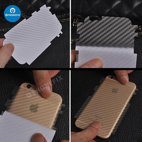 3D Back Protector Film Carbon Fiber Sticker For iPhone 8-15 Pro Max - Image 16