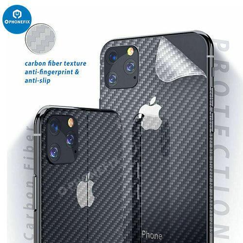 3D Back Protector Film Carbon Fiber Sticker For iPhone 8-15 Pro Max - Image 8