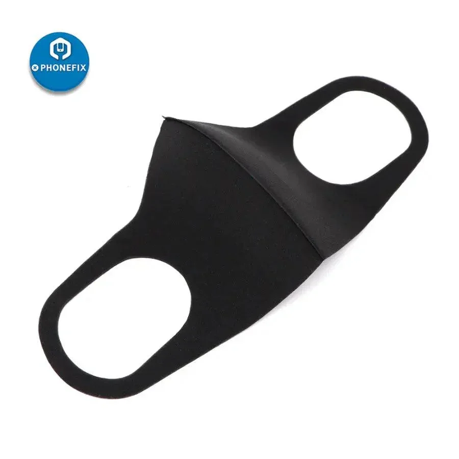 3D Fashion Mask Black Reusable Anti Dust Masks for Adults Men Women - Image 2