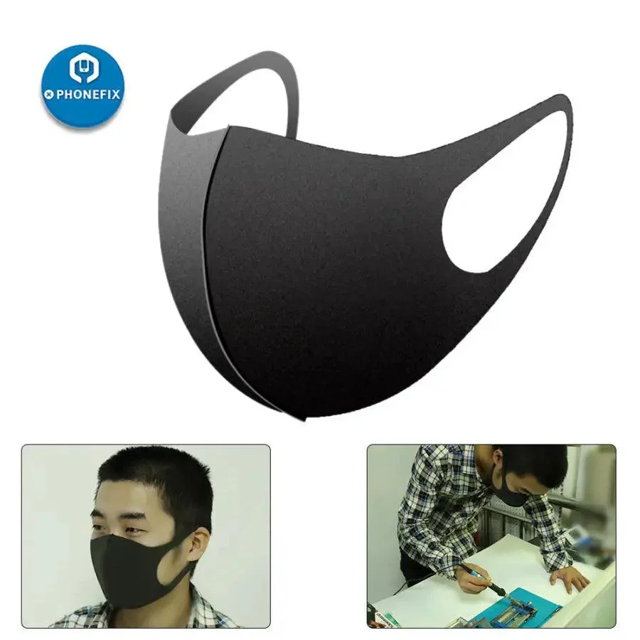 3D Fashion Mask Black Reusable Anti Dust Masks for Adults Men Women - Image 4