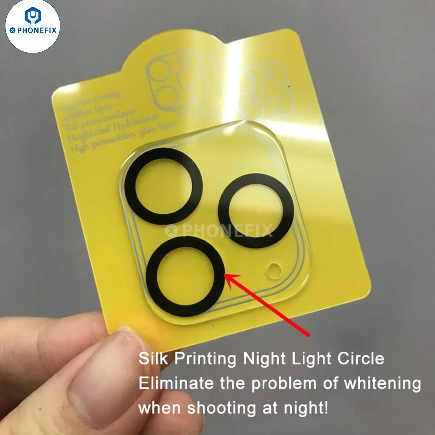 3D HD Tempered Glass Camera Lens Film For iPhone 11-15 Pro Max - Image 2