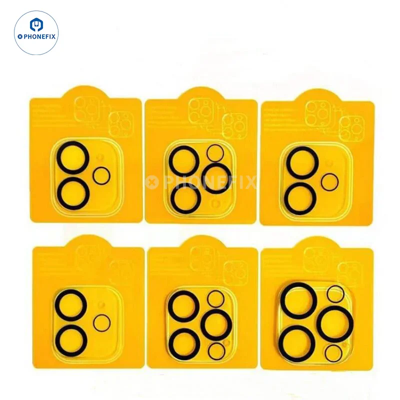 3D HD Tempered Glass Camera Lens Film For iPhone 11-15 Pro Max - Image 5