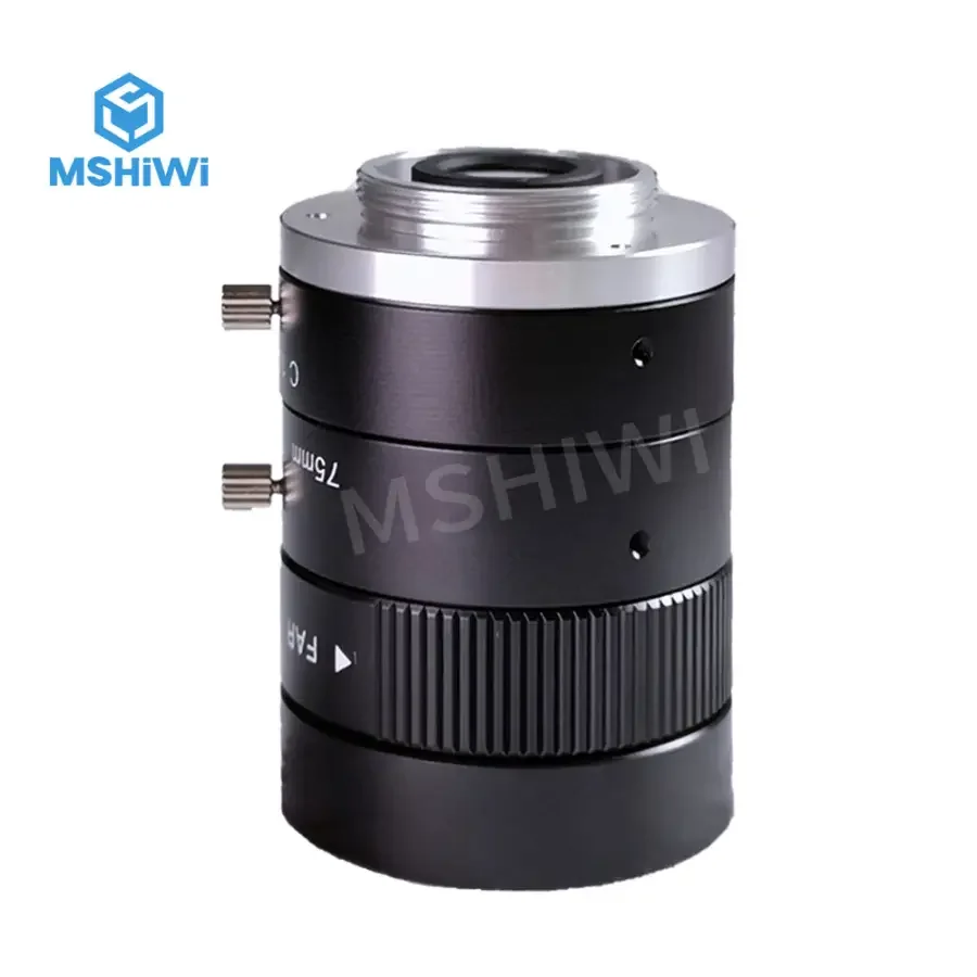 3MP 75mm Manual Iris C-mount F2.8 Aperture 2/3" Industrial FA Lens - Image 2
