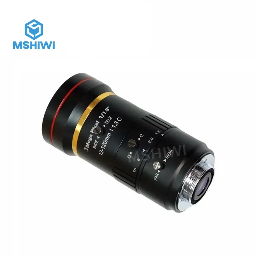 3MP 12-120mm Zoom Lens F1.8 Manual Iris 1/1.8" Industrial Camera Lenses - Image 2