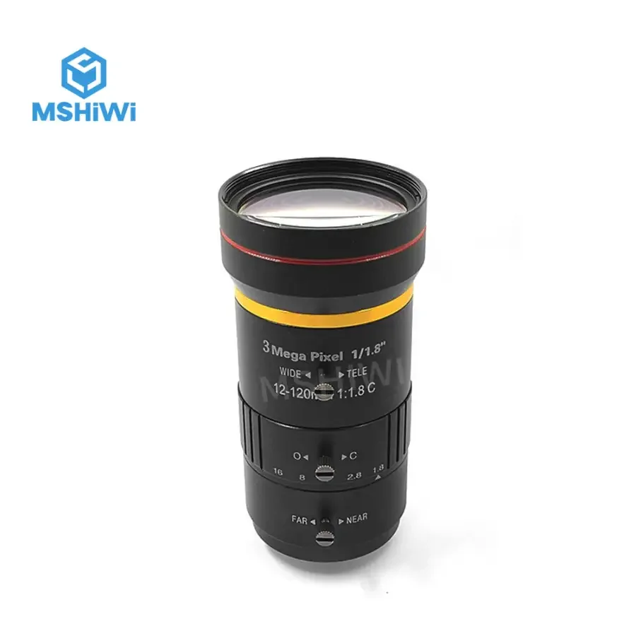 3MP 12-120mm Zoom Lens F1.8 Manual Iris 1/1.8" Industrial Camera Lenses - Image 4