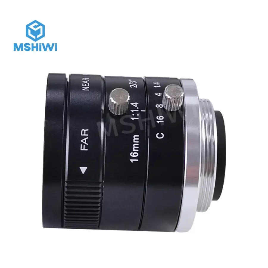 3MP C-mount 16mm-35mm Prime Lens 2/3" F1.4 Manual Iris Industrial Lens - Image 5