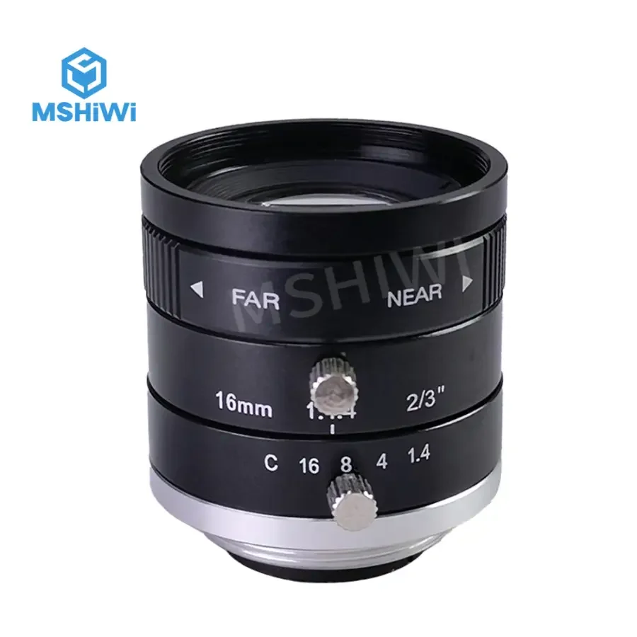 3MP C-mount 16mm-35mm Prime Lens 2/3" F1.4 Manual Iris Industrial Lens - Image 6