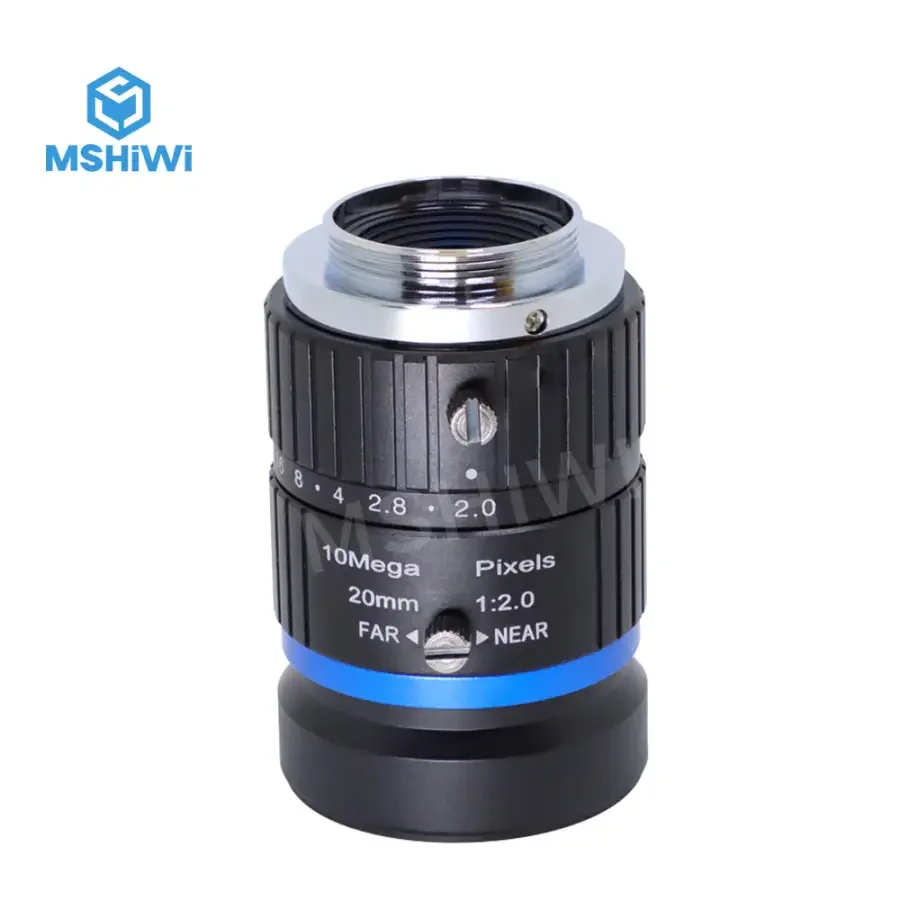 3MP C-mount 20mm Prime Lens 1" F2.0 Manual Iris Industrial Lens - Image 2