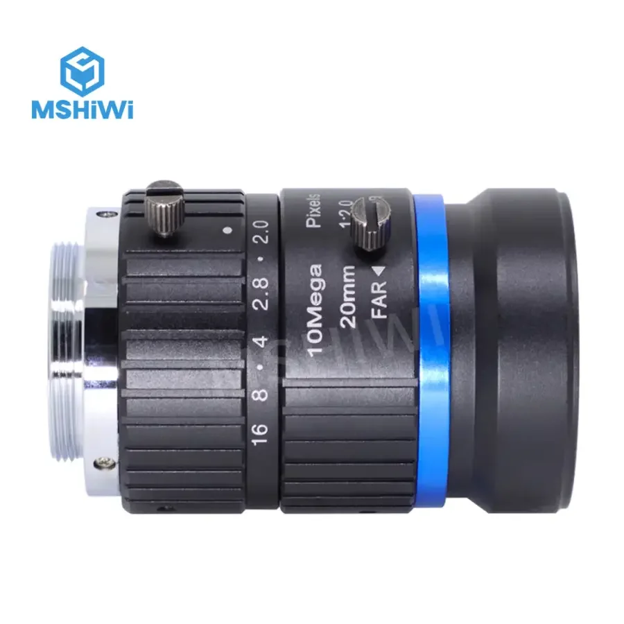 3MP C-mount 20mm Prime Lens 1" F2.0 Manual Iris Industrial Lens - Image 3