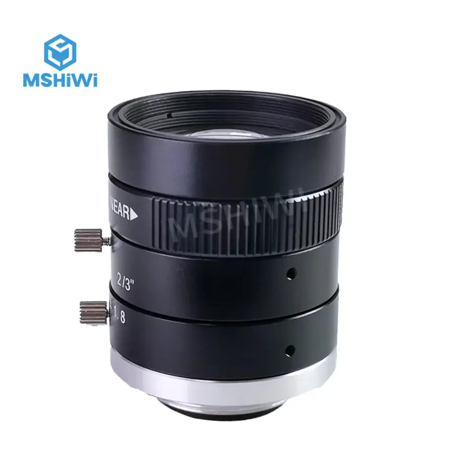 3MP C-mount 50mm Prime Lens 2/3" F1.8 Manual Iris Machine Vision Lens - Image 5