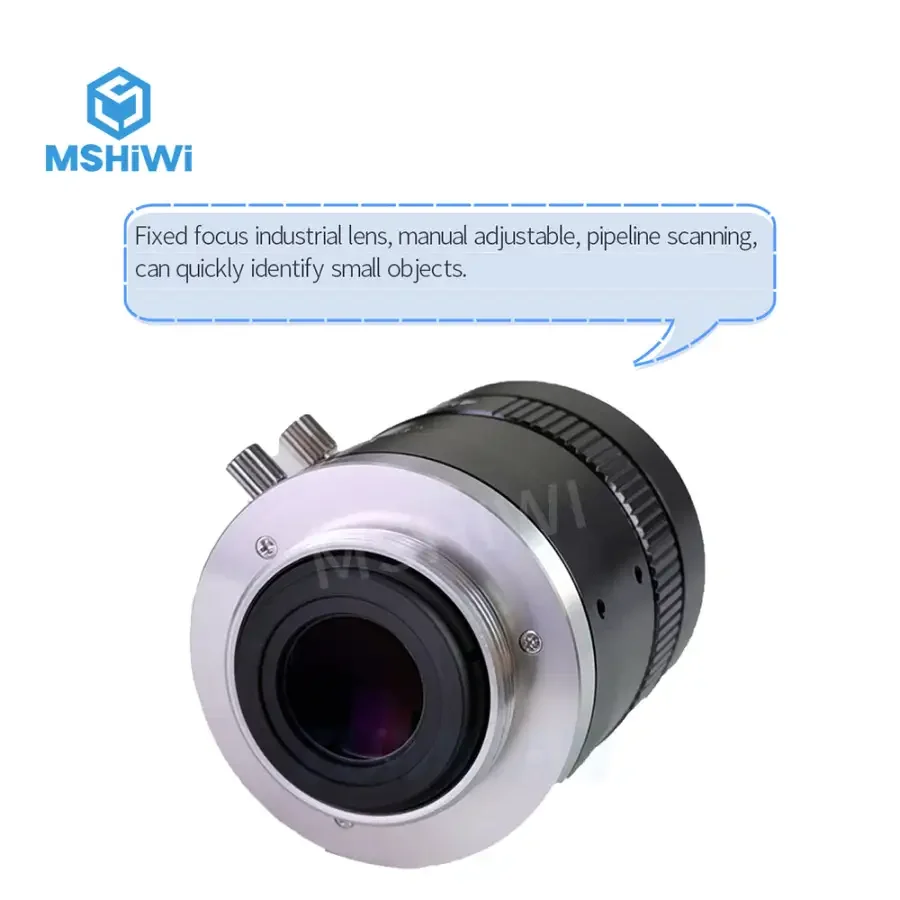 3MP C-mount 50mm Prime Lens 2/3" F1.8 Manual Iris Machine Vision Lens - Image 9