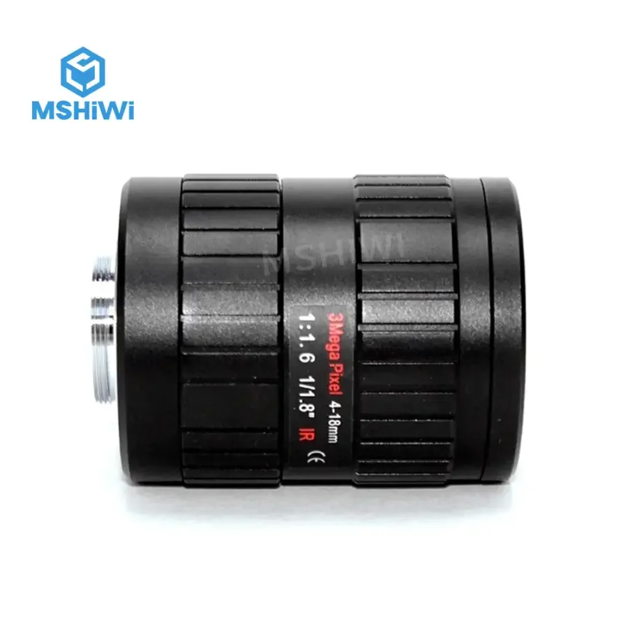 3MP Varifocal 4-18mm 1/1.8 inch Lens F1.6 C Mount Industrial Lens - Image 3