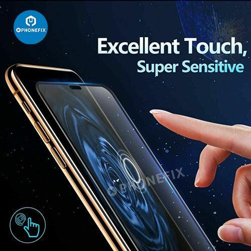 3PCS Full Coverage Tempered Glass Protector For iPhone X-15 Pro Max - Image 5