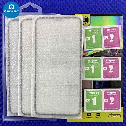 3PCS Full Coverage Tempered Glass Protector For iPhone X-15 Pro Max - Image 8