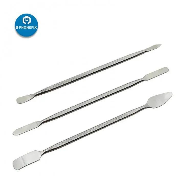 3pcs Metal Spudger Scraper Pry Tools Phone Disassembly Repair