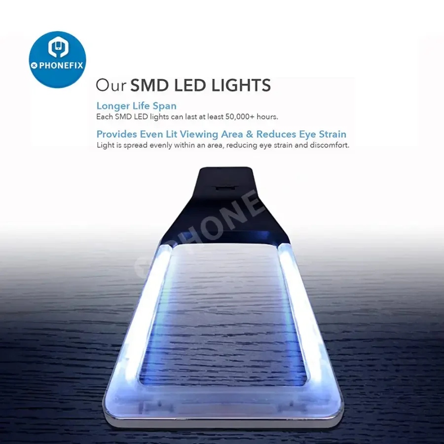 3X Multi-function LED Lighted Magnifying Glass For Soldering/ Reading/Inspection - Image 4